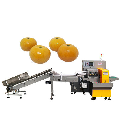 CE OPP स्वचालित फल ताजा नारंगी पैकिंग मशीन